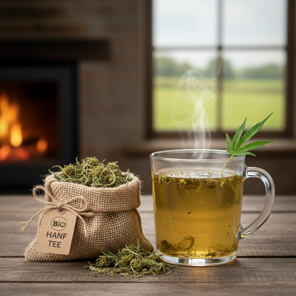Tasse Hanftee